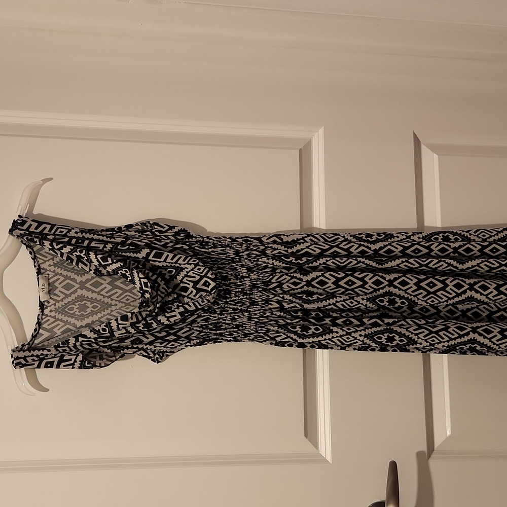 Black and white dress